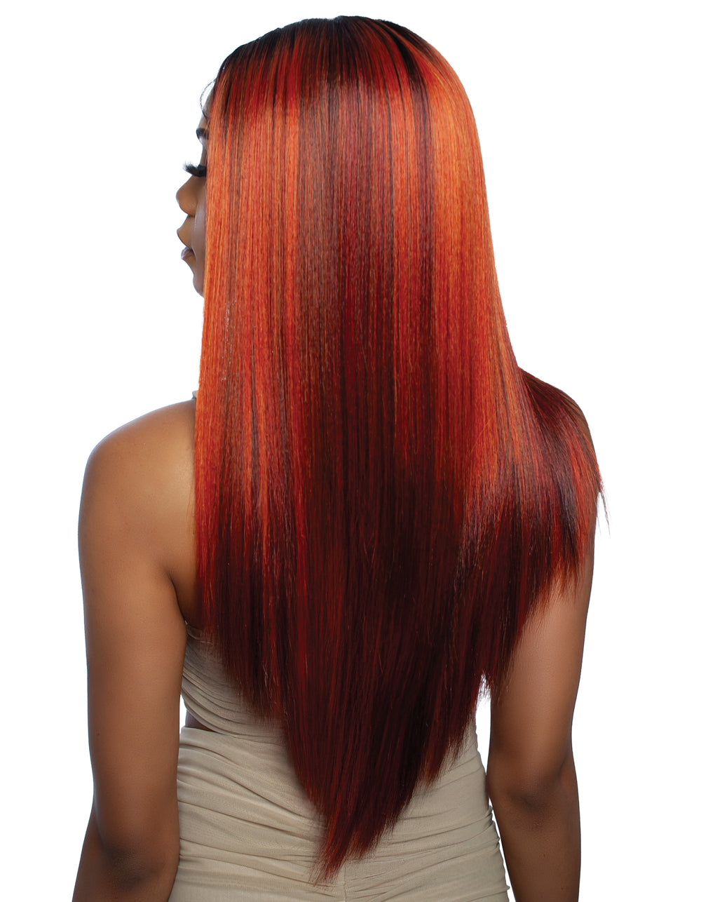 [Brown Sugar] Skinbond Lace Human Hair Style Mix HD 13x2x6 Lace Part Wig - BSSB221 13x2x6 LACE CUT 02