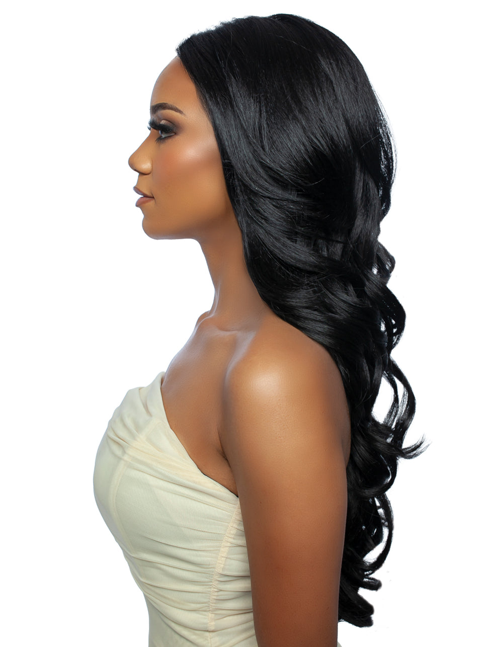 [Brown Sugar] Skinbond Lace Human Hair Style Mix HD 13x2x6 Lace Part Wig - BSSB224 13x2x6 LACE CUT 05