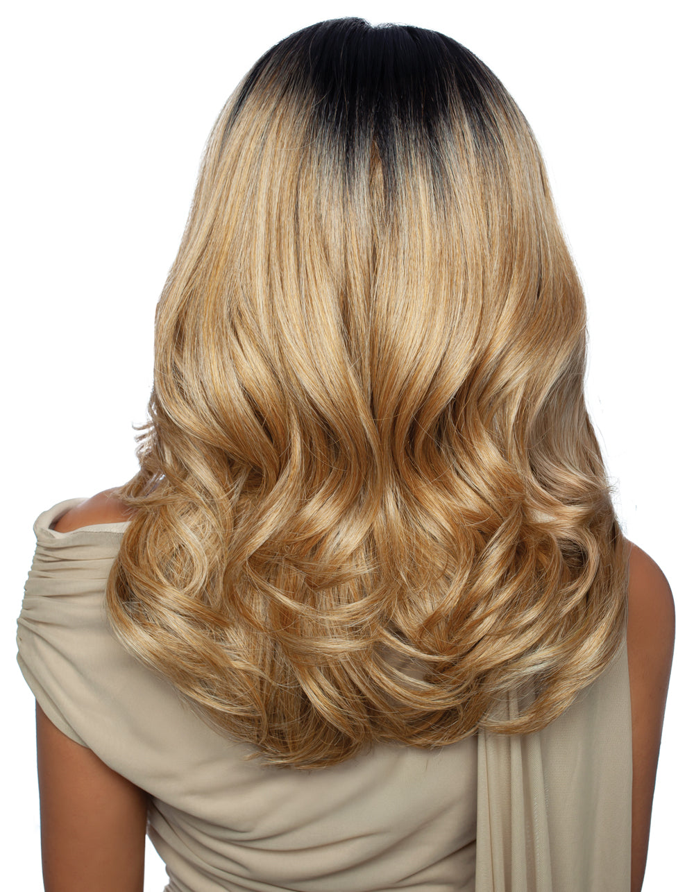 [Brown Sugar] Skinbond Lace Human Hair Style Mix HD 13x2x6 Lace Part Wig - BSSB225 13x2x6 LACE CUT 06