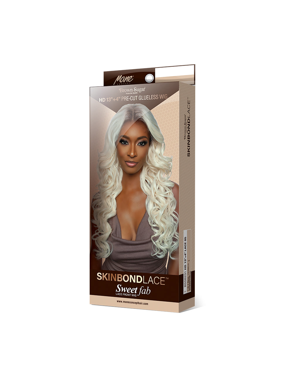 [Brown Sugar] SkinBond Lace Pre-Cut Sweet Fab Lace Front Wig - BSSB231 HD 13"+4" LACE 05