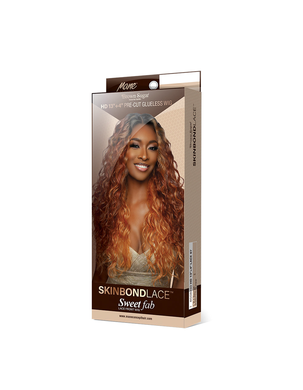 [Brown Sugar] SkinBond Lace Pre-Cut Sweet Fab Lace Front Wig - BSSB233 HD 13"+4" LACE 07