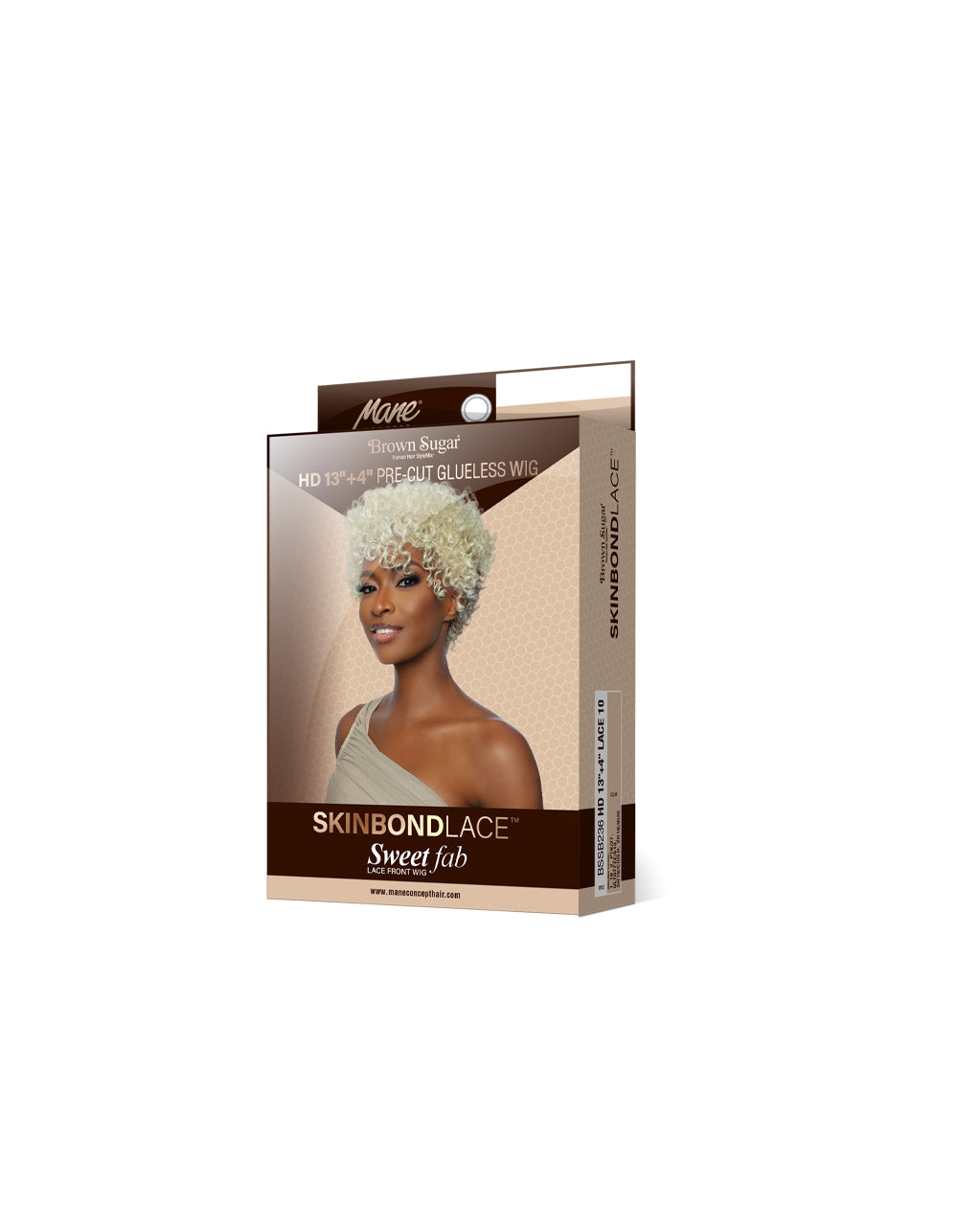 [Brown Sugar] SkinBond Lace Pre-Cut Sweet Fab Lace Front Wig - BSSB236 HD 13"+4" LACE 10