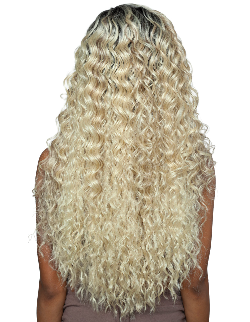 [Brown Sugar] Skinbond Lace Human Hair Blend Glueless HD Lace Wig - BSSB238-HD 13X7 LACE SKIN 02