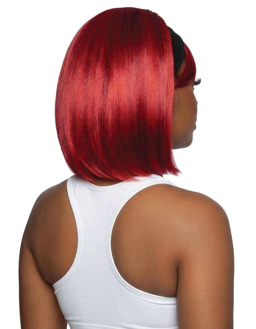 [Brown Sugar] Human Hair Blend Switch Up Headband Wig Glueless Split Bang - BSSU105 Switch Up 05