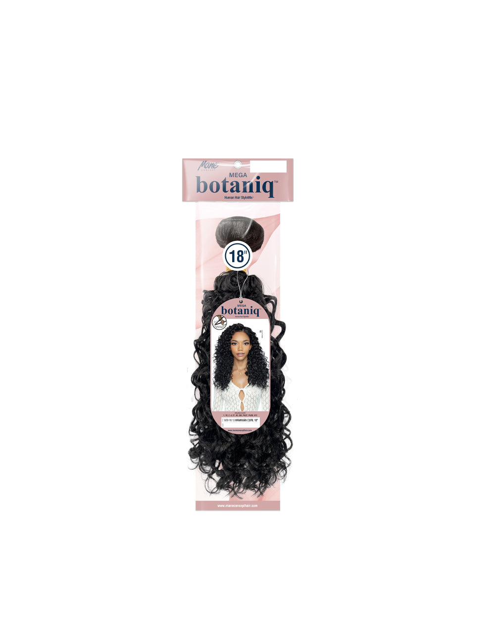 MEGA botaniq Human Hair StyleMix MBHW18-HAWAIIAN CURL 18"