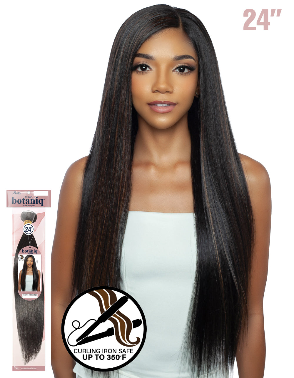 MEGA botaniq Human Hair StyleMix MBST24 - STRAIGHT 24"
