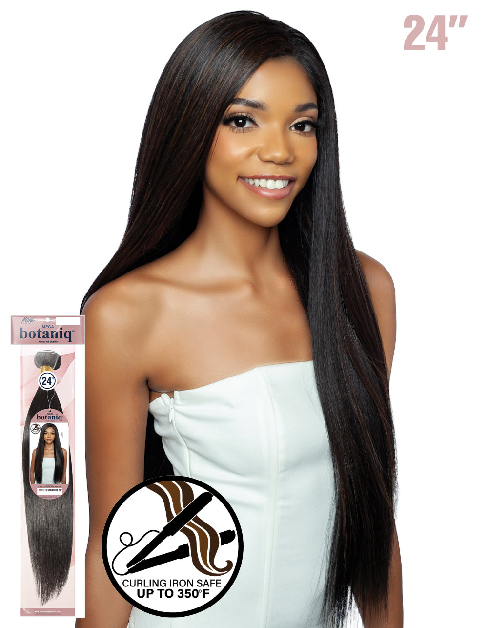 MEGA botaniq Human Hair StyleMix MBST24 - STRAIGHT 24"