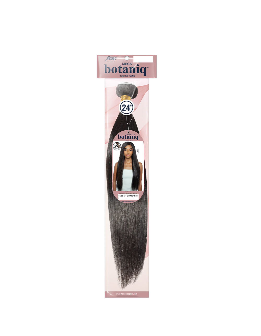MEGA botaniq Human Hair StyleMix MBST24 - STRAIGHT 24"