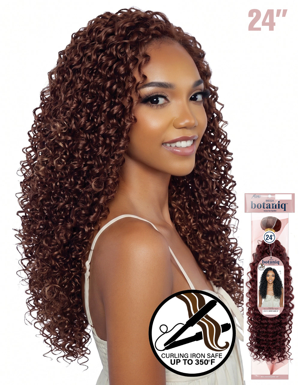 MEGA botaniq Human Hair StyleMix MBWT24-WATER WAVE 24"