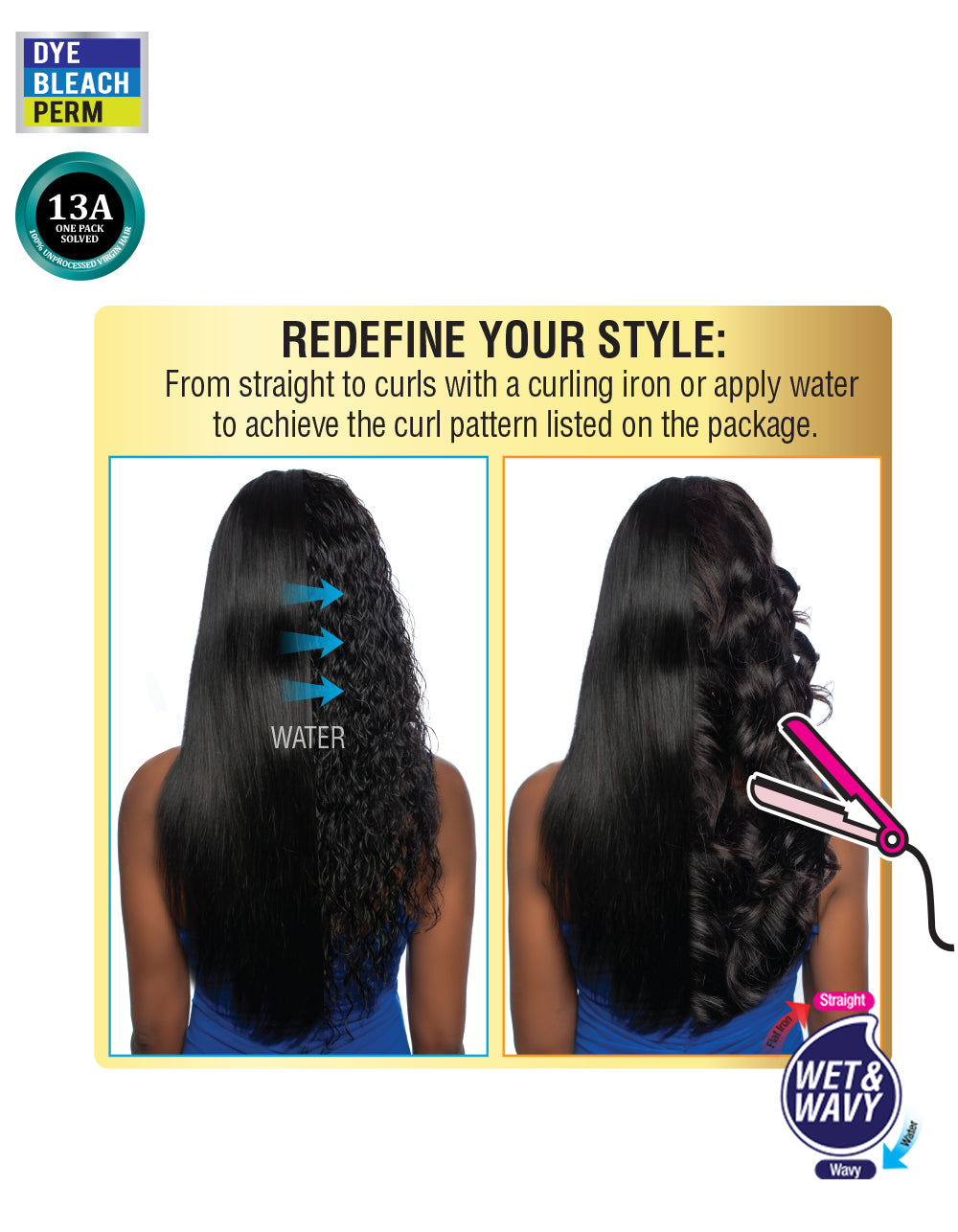 [Green Diamond]100% Unprocessed Virgin Remy Hair - (PGD305XXS, S, L) WNW DEEP WAVE (3Pcs in 1 Pack)