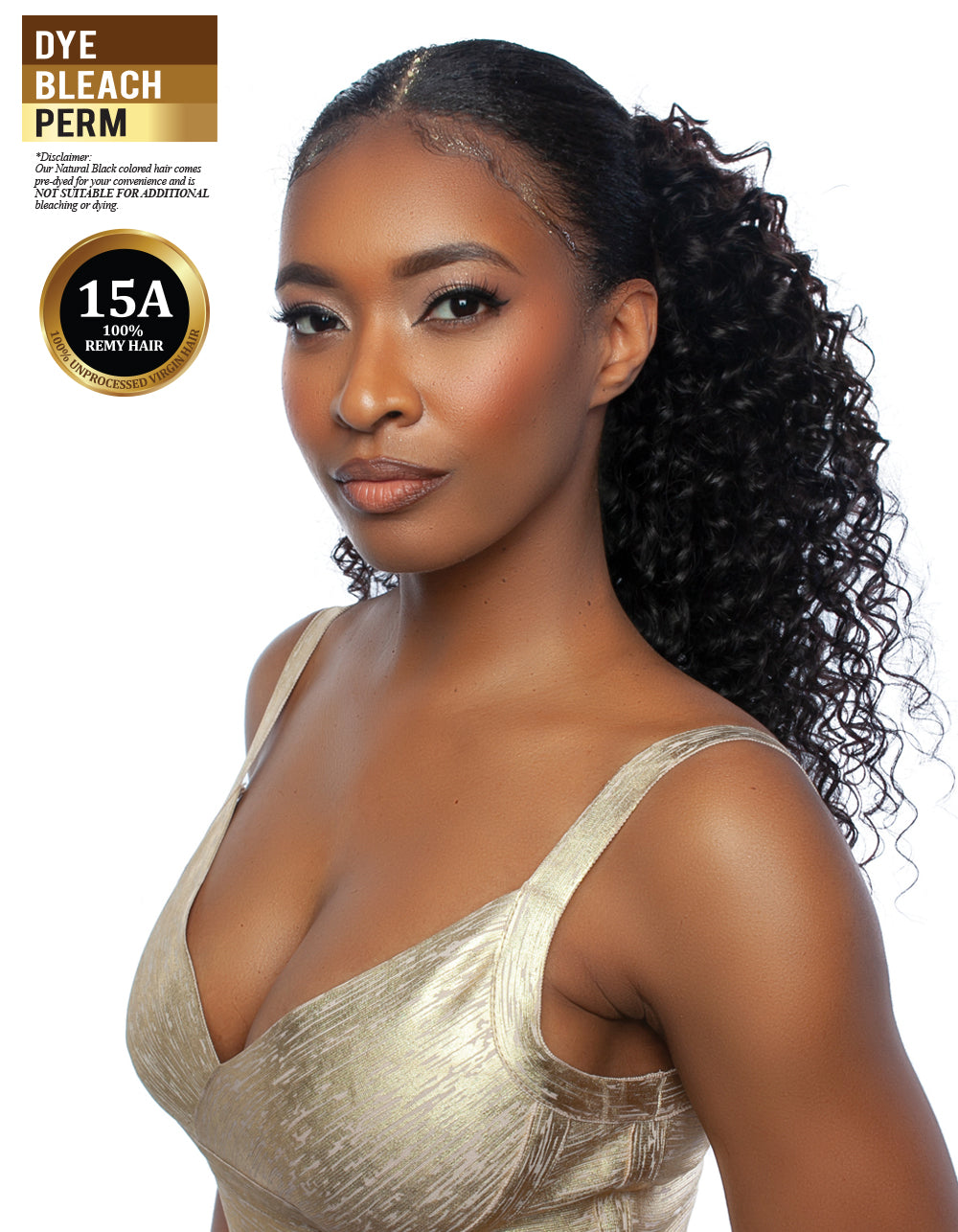 [Gold Luster]100% Unprocessed Virgin Remy Hair - (PGL503XXS-XXL) DEEP WAVE (3Pcs in 1 Pack)