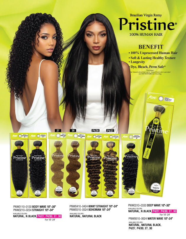 [Pristine Neon] 100% Human Hair - PNW0210~0234 STRAIGHT