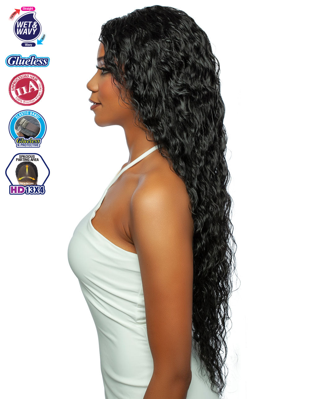[TRILL]HD 13X4 EAR TO EAR LACE FRONT WIG TRE2167- Deep Wave 30"