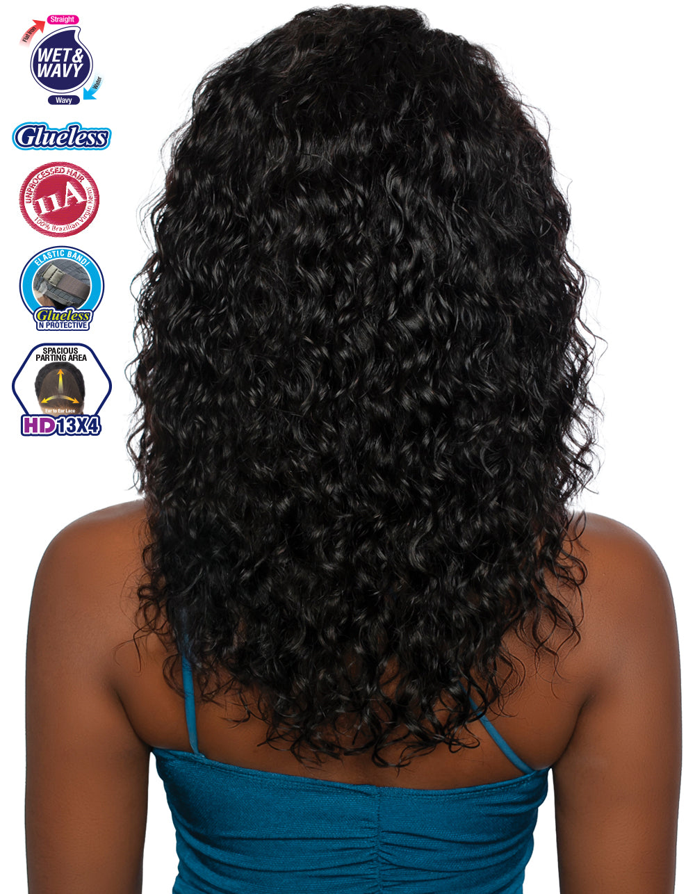 [TRILL]HD 13X4 EAR TO EAR LACE FRONT WIG TRE2170- Deep Wave 18"