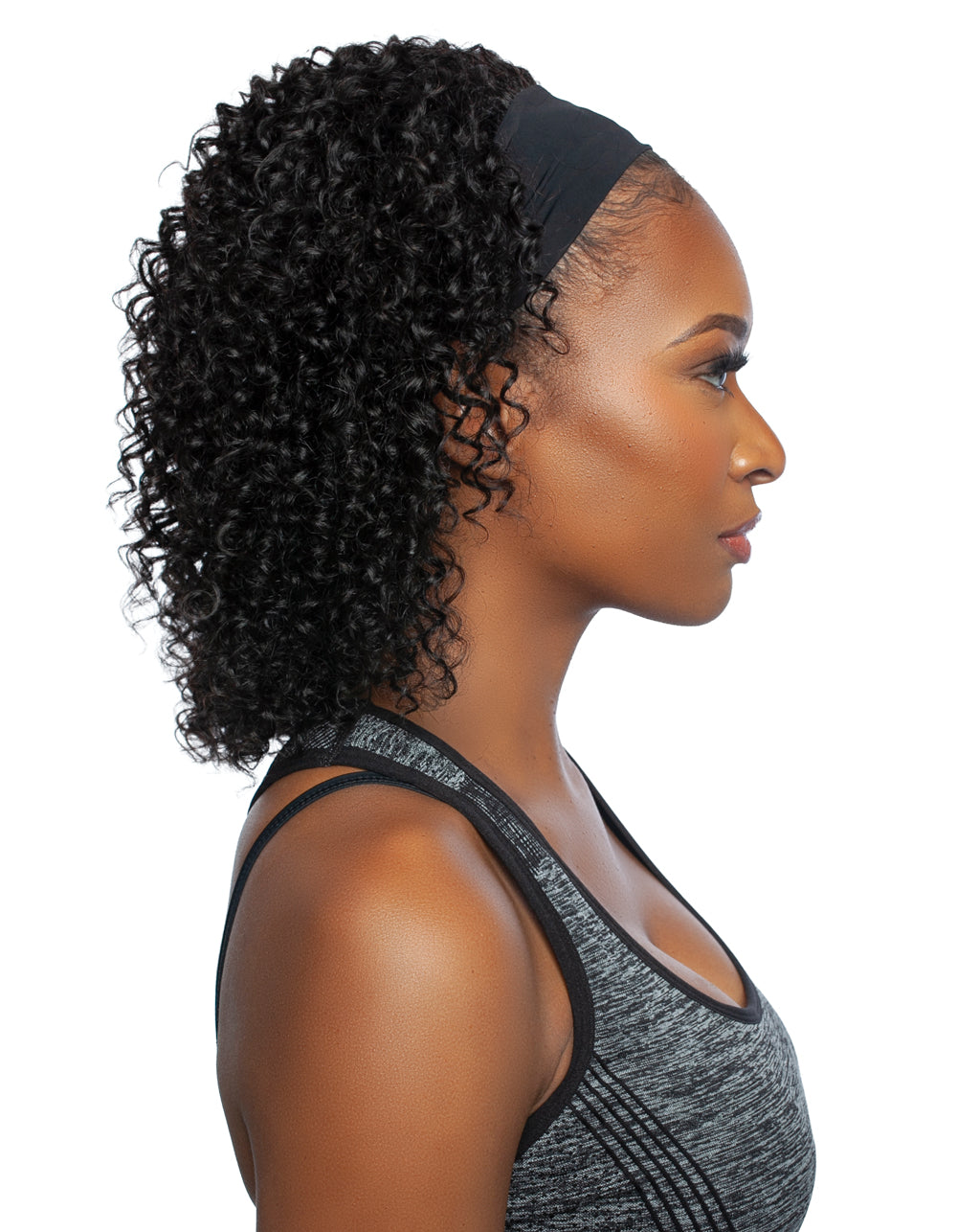 [TRILL] 100% Unprocessed Human Hair Glueless HeadBand Lace Wig- TRHB205 SPANISH WAVE 14"