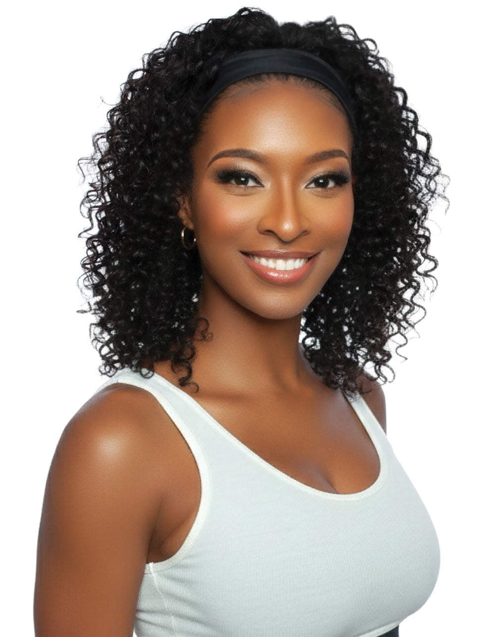 [TRILL] 100% Unprocessed Human Hair Glueless HeadBand Lace Wig- TRHB208 WATER WAVE 18"