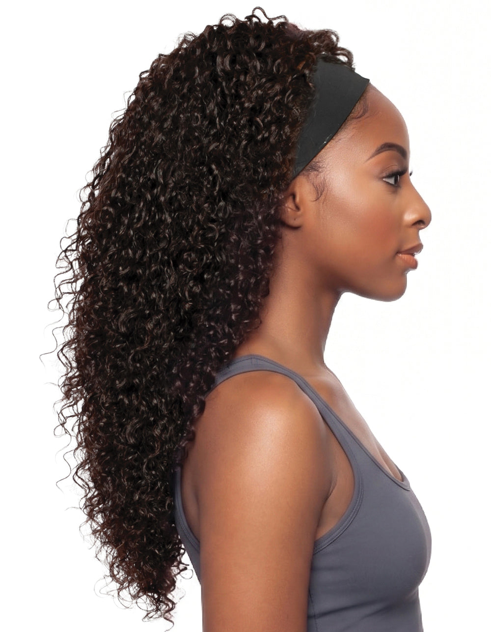 [TRILL] 100% Unprocessed Human Hair Glueless HeadBand Lace Wig- TRHB211 SPANISH WAVE 24"